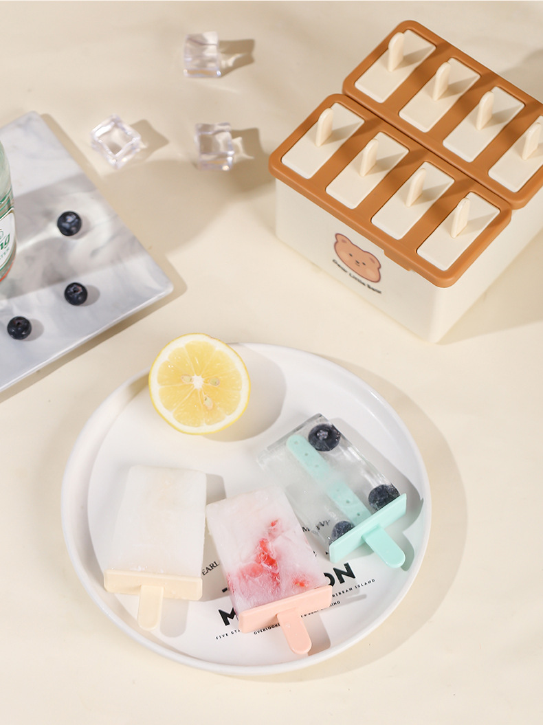 雪糕模具食品级带盖家用做冰棒磨具冻冰棍模具自制冰棍冰淇淋工具详情13