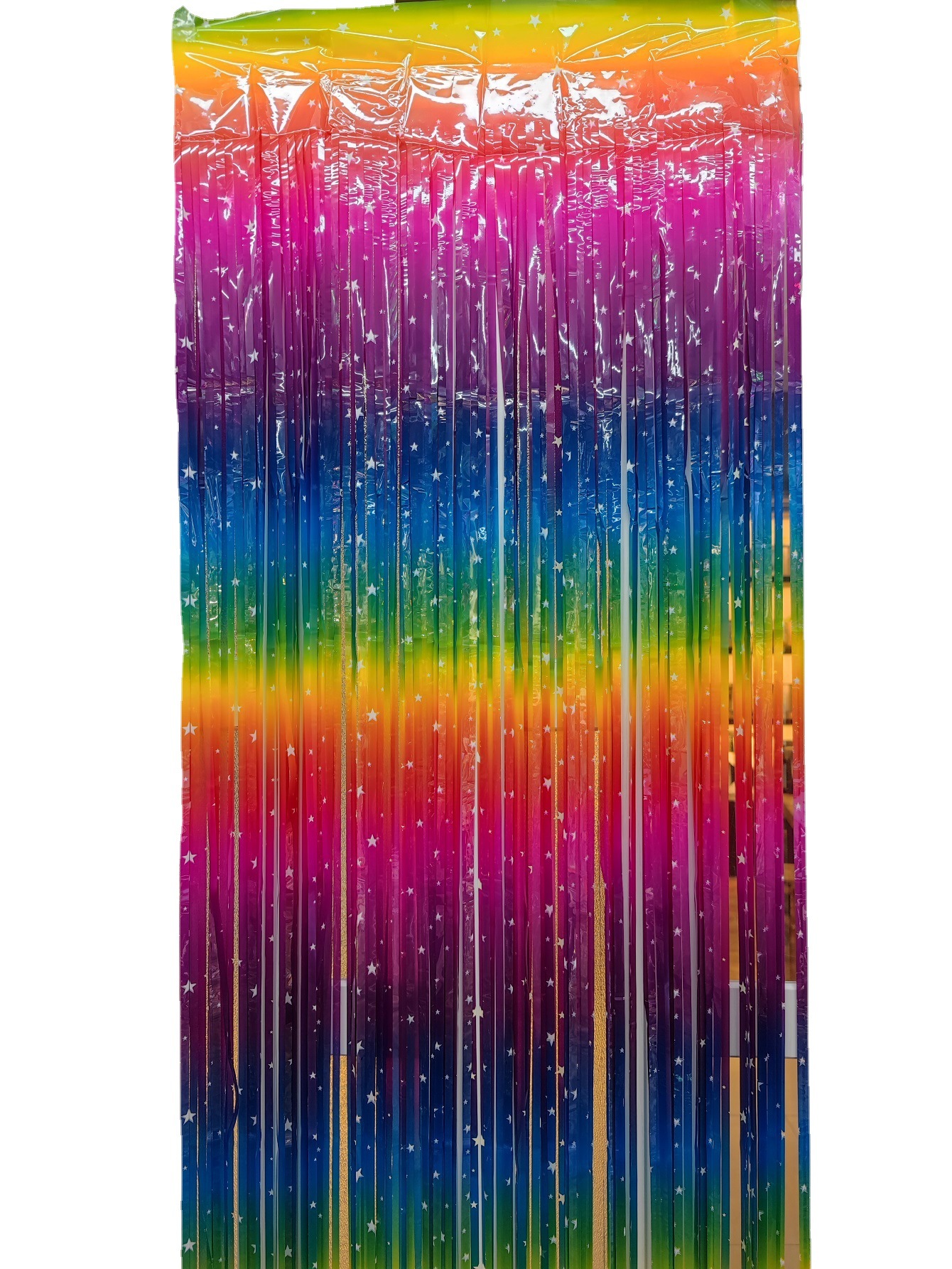 儿童节活动场/生日派对装饰/马卡龙彩虹炫白底实物图