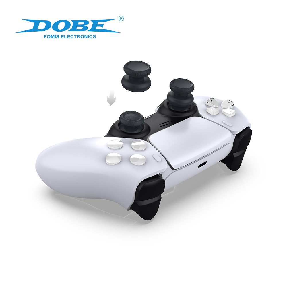 Factory direct sales, cross-border foreign trade, high-quality game console accessories, PS5 wireless controller joystick cap, sweat-proof and anti-slip design, TP5 controller protection accessories, DOBE products, factory direct sales details Picture