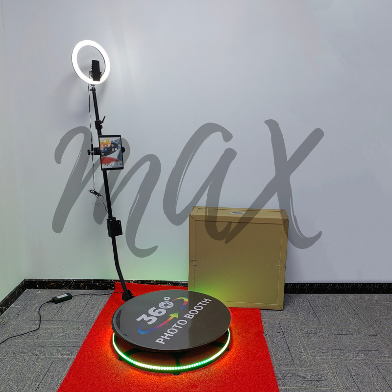 源头工厂直销360照相亭 抖音热门调节高度spin 360 photo booth
