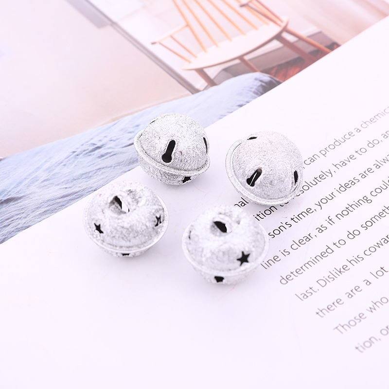 创意真空镀彩/圣诞饰品宠物/五星铜铃细节图