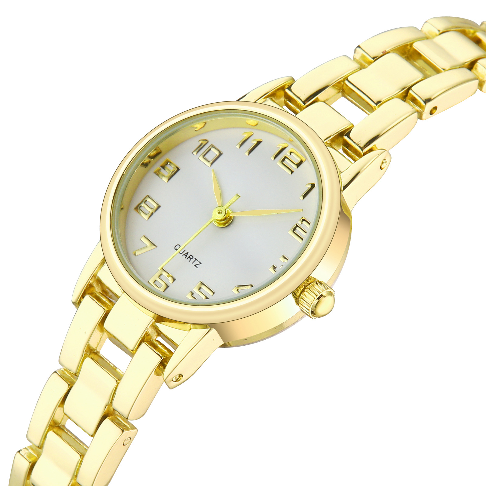 Quartz watch manufacturer direct sales waterproof women's watches with simple and elegant small dials are selling well on cross-border e-commerce platforms like Amazon details Picture