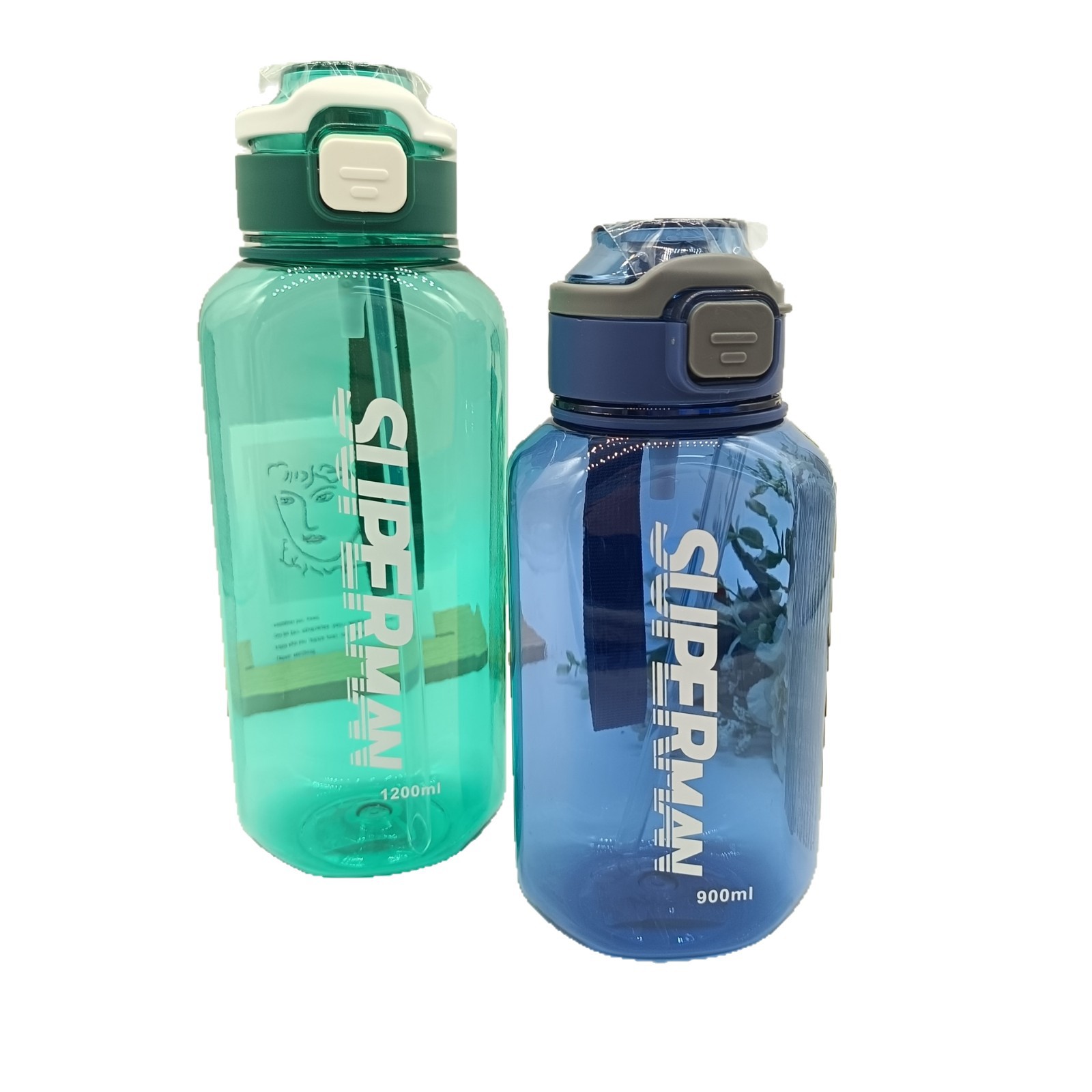 Cross-border best-selling space cup, high appearance level, large capacity, hand-held strap, portable sports water bottle for students and office workers Item Picture