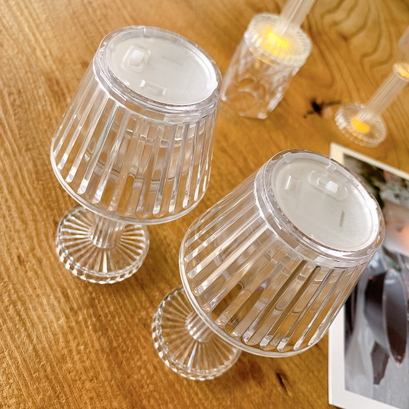 Amazon cross-border transparent acrylic simulation glass atmosphere LED electronic night light table lamp candle light projection Application Scenario