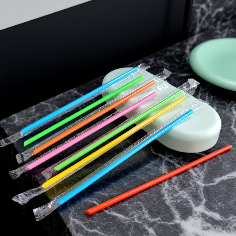 吸管/饮料管子/珍珠奶茶/一元购/塑料透明管产品图