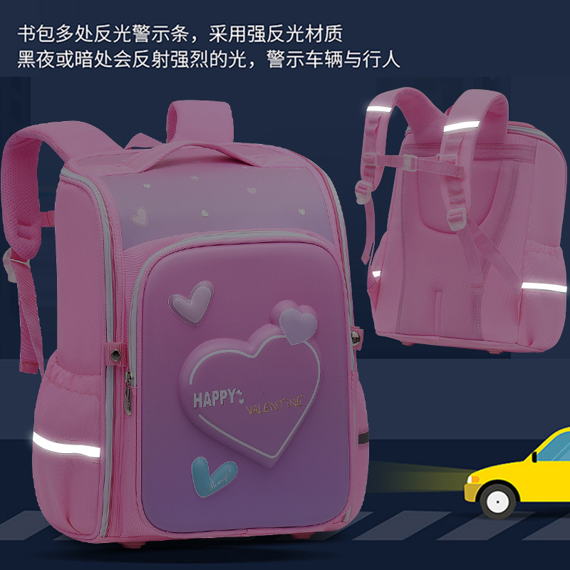 Net Red 3D Three-Dimensional Schoolbag For Primary School Students 1-6 Grade Boys And Girls Children Spine Relief Wear-Resistant Backpack Wholesale Application Scenario