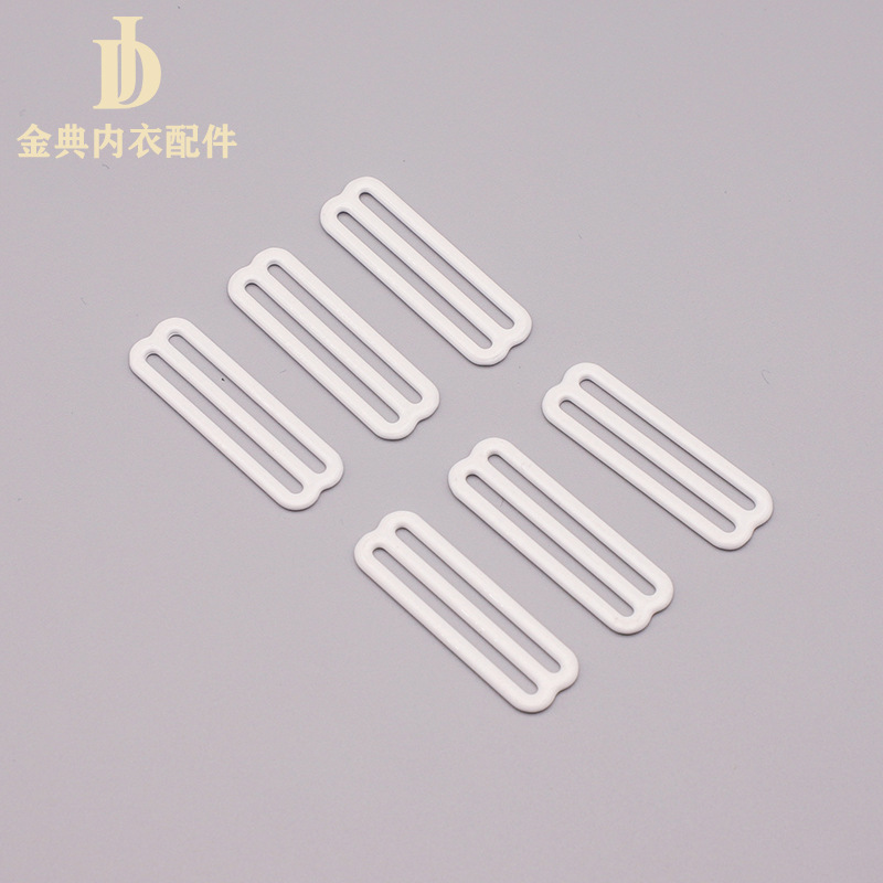 A large quantity of Golden Classic underwear accessories, nylon iron wrapped rubber buckle underwear adjustment buckle bra shoulder strap 089 buckle, are available in stock Specification image