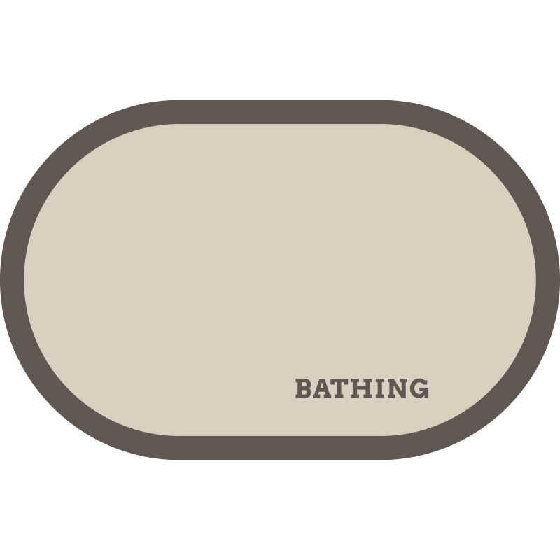 Cross-border diatom mud floor MATS, household bathroom floor MATS, door dirt-resistant floor MATS, water-absorbing quick-drying anti-slip MATS, one-piece consignment Item Picture
