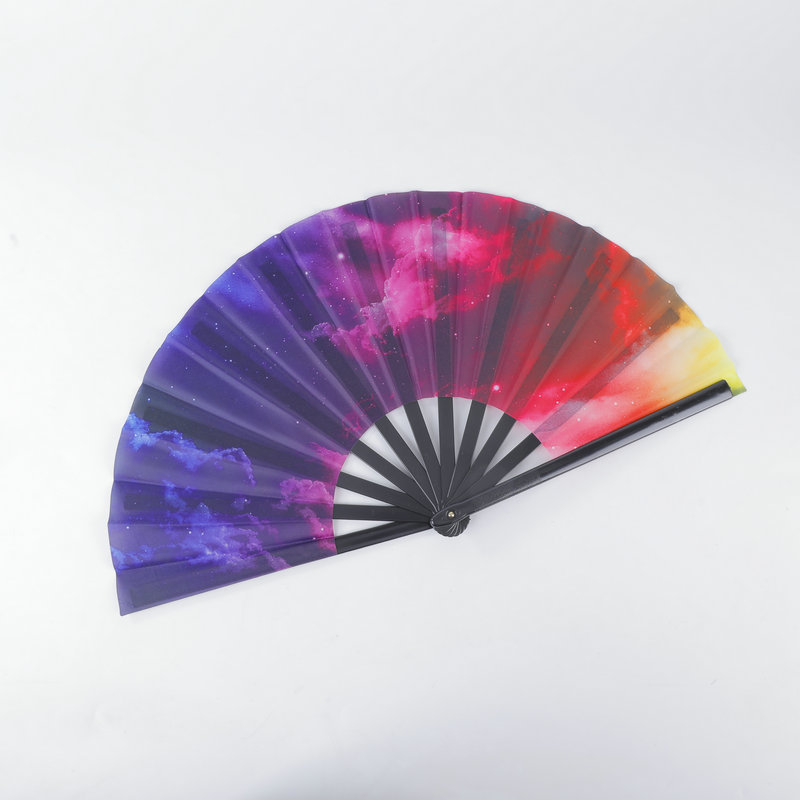 现货批发功夫扇大扇子功夫扇塑料扇骨广告扇图案亚马逊热门爆款详情9