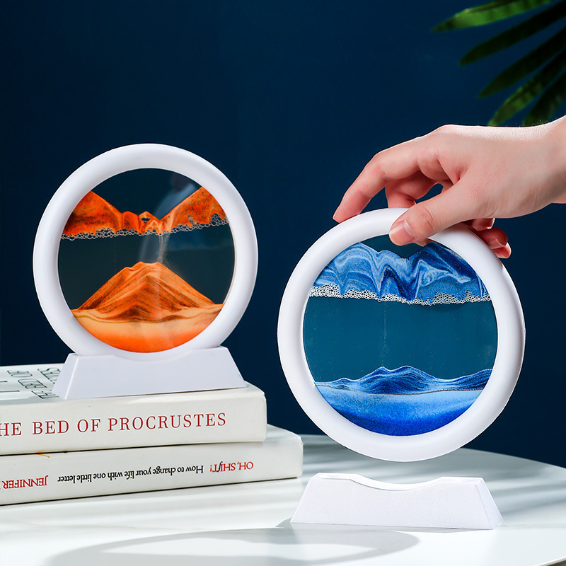 流沙画摆件创意艺术沙漏家居办公室客厅酒柜电视柜轻奢装饰品礼物细节图