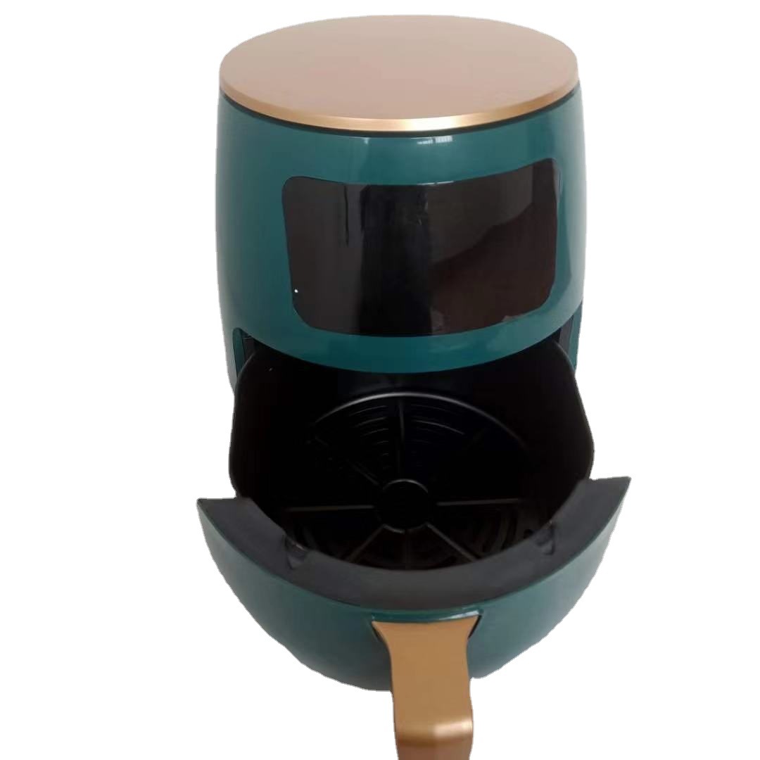 Foreign Trade Export Air Fryer European Regulation Touch Screen Automatic British Regulation American Regulation Intelligent Electric Fryer Foreign Trade Export 6L Item Picture