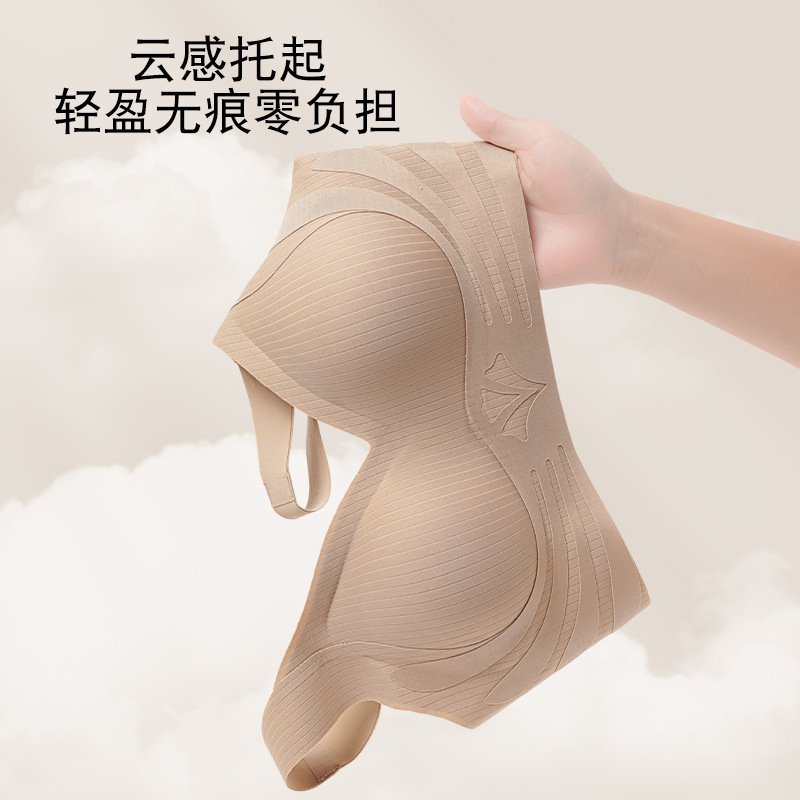 无钢圈文胸实物图