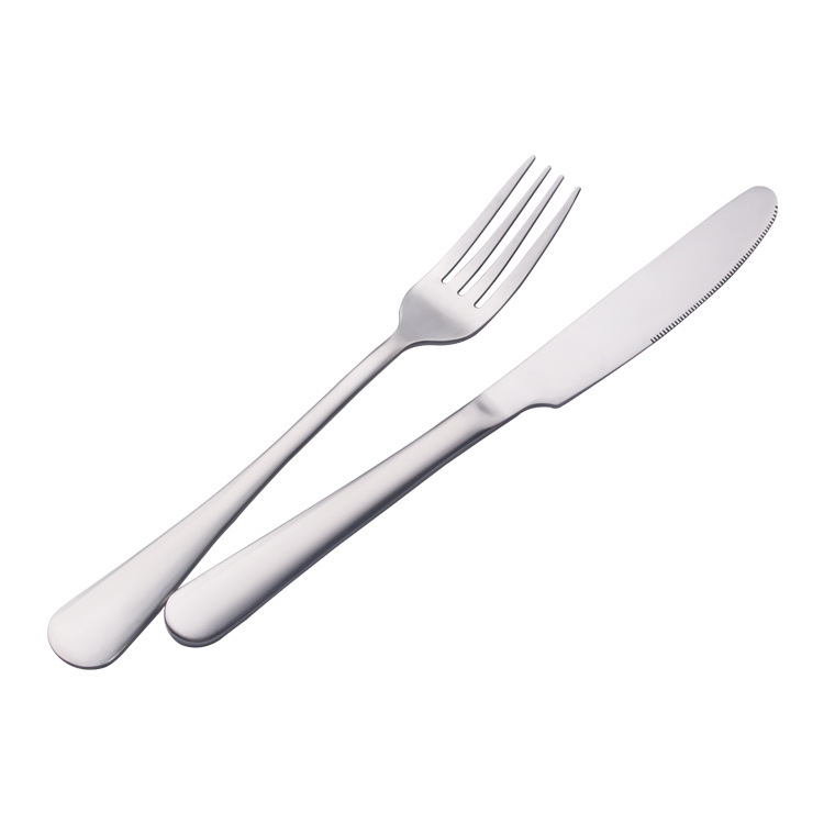 1010 Stainless Steel Tableware Set Steak Knife, Fork And Spoon Hotel Western Food Four-Piece Set Of Knife, Fork And Spoon Wholesale Item Picture