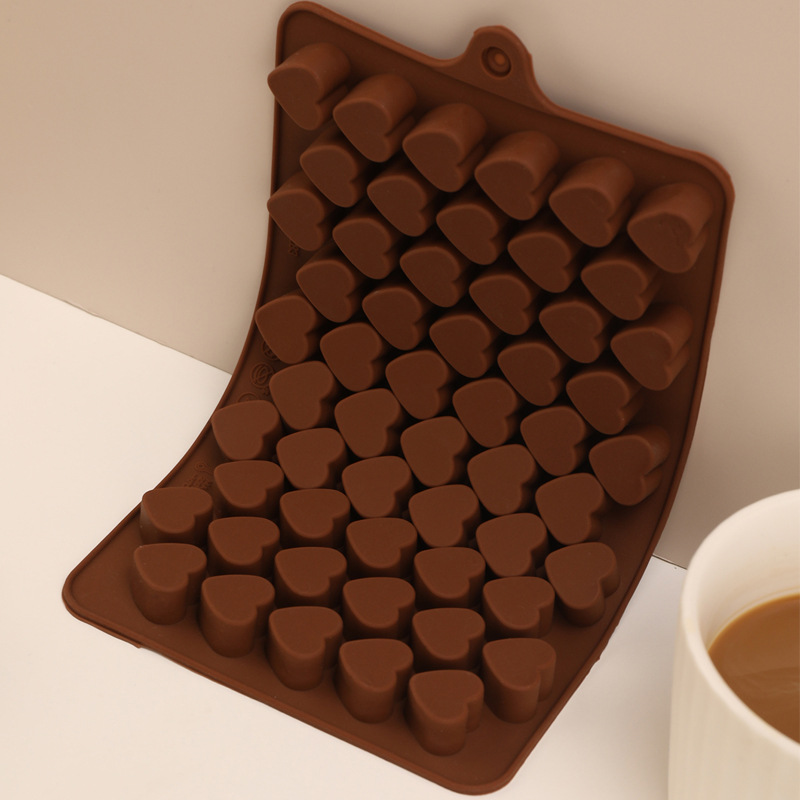 Silicone cake molds, baking molds, chocolate molds, small heart-shaped molds, ice cube trays, factory direct sales details Picture