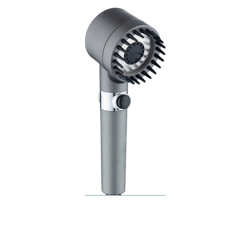 The new pressurized showerhead of Dai Spray features a three-speed water stop interface for bathing and showering, as well as a universal interface for massage Item Picture