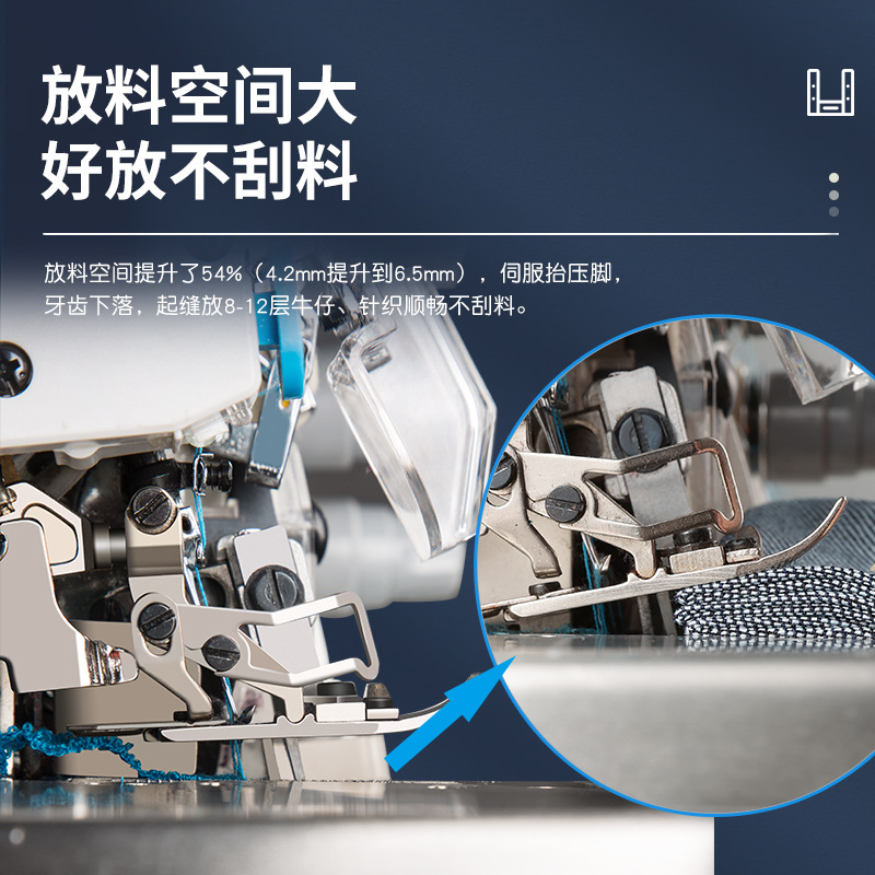 家用缝纫机/缝纫机/EXT上下同步锁边机/同步车/LED衣车灯产品图