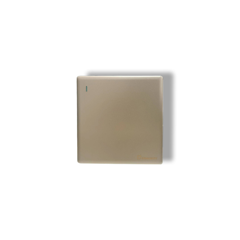 Factory Wholesale Direct Sales Kitchen Bedroom South American Standard British Standard Champagne Gold Type 86 Wall Switch Socket Panel details Picture