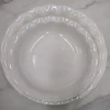 White melamine creative round plates for hotel hot pot, banquet dishes, cold dishes, snacks, plastic flat plates, pastries, commercial use Specification image