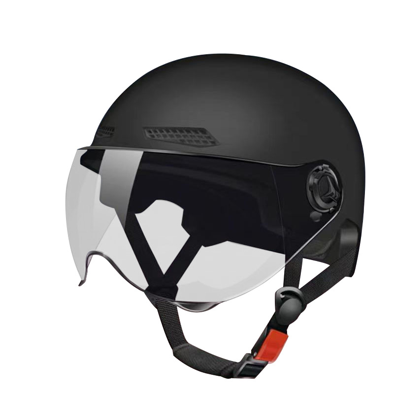National standard 3C certification electric vehicle helmet men's women's half helmet adult battery car helmet spring and summer four seasons general purpose Item Picture