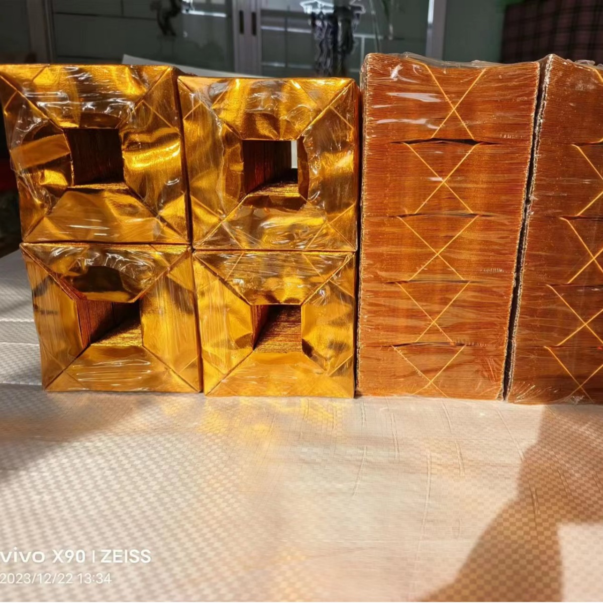 12x15精装品元宝 清明半成品元宝烧纸批发中元节丧葬殡葬祭祀祖先细节图