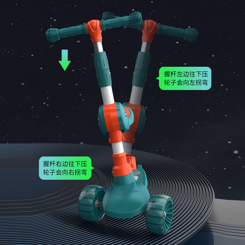 多功能童车/成人滑板车/滑滑车儿童卡通/婴儿车/八合一童车细节图