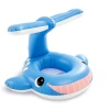 INTEX 56591 Smiling Blue Whale Baby Seat Ring, Children's Swimming ring, Water skiing details Picture