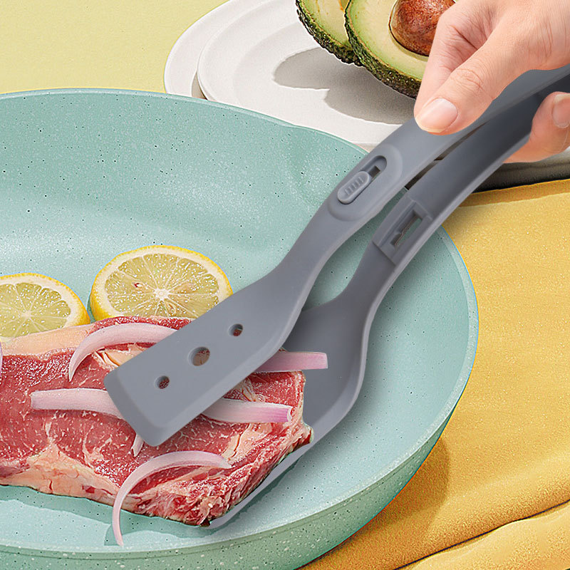 Silicone spatula, kitchenware, pot spatula, food tongs, pizza spatula, frying spatula, heat-resistant kitchenware, high-temperature resistant spatula, food tongs Specification image