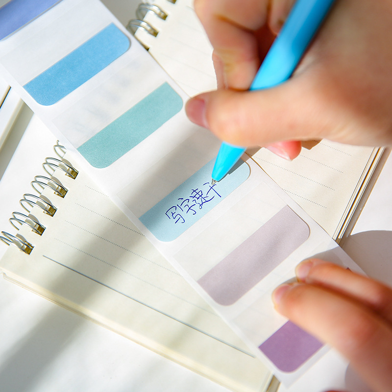 Index stickers, sticky notes, students mark with small strips, sticky notes, colored stickers, strong adhesive Morandi label stickers Application Scenario
