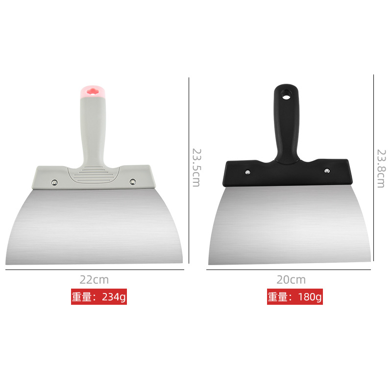 New Chocolate Tempering Spatula Stainless Steel Dough Cutter Flour Scraper Cream Scraper Baking Tools In Stock Specification drawing