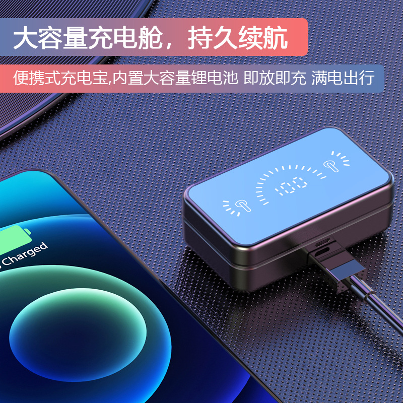 The best-selling mirror-finish S20 Bluetooth headphones M88, M90, M10, M19, F9-5x15, AIR31, and AIR39 wireless headphones for foreign trade details Picture
