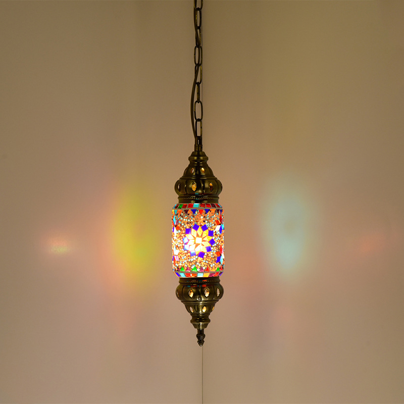 Wholesale of Qianlian Decorative chandeliers, European and American personalized and creative glass chandeliers for restaurants, bars, coffee shops, corridors and passageways