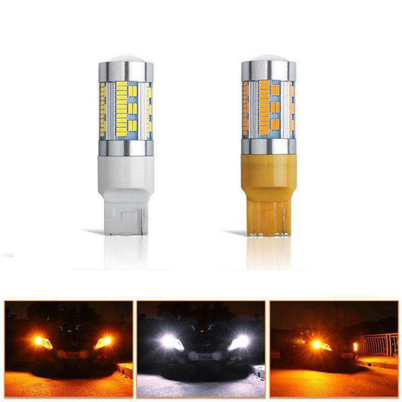 Automotive led turn signal 7440-105SMD-4014 anti-stroboscopic taillight auto parts full figure