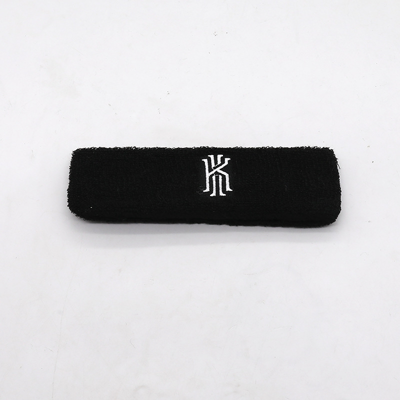 NBA basketball headwear stars Curry and Irving, while running, absorb sweat to protect their fitness headscarves and embroidered men's hair bands details Picture