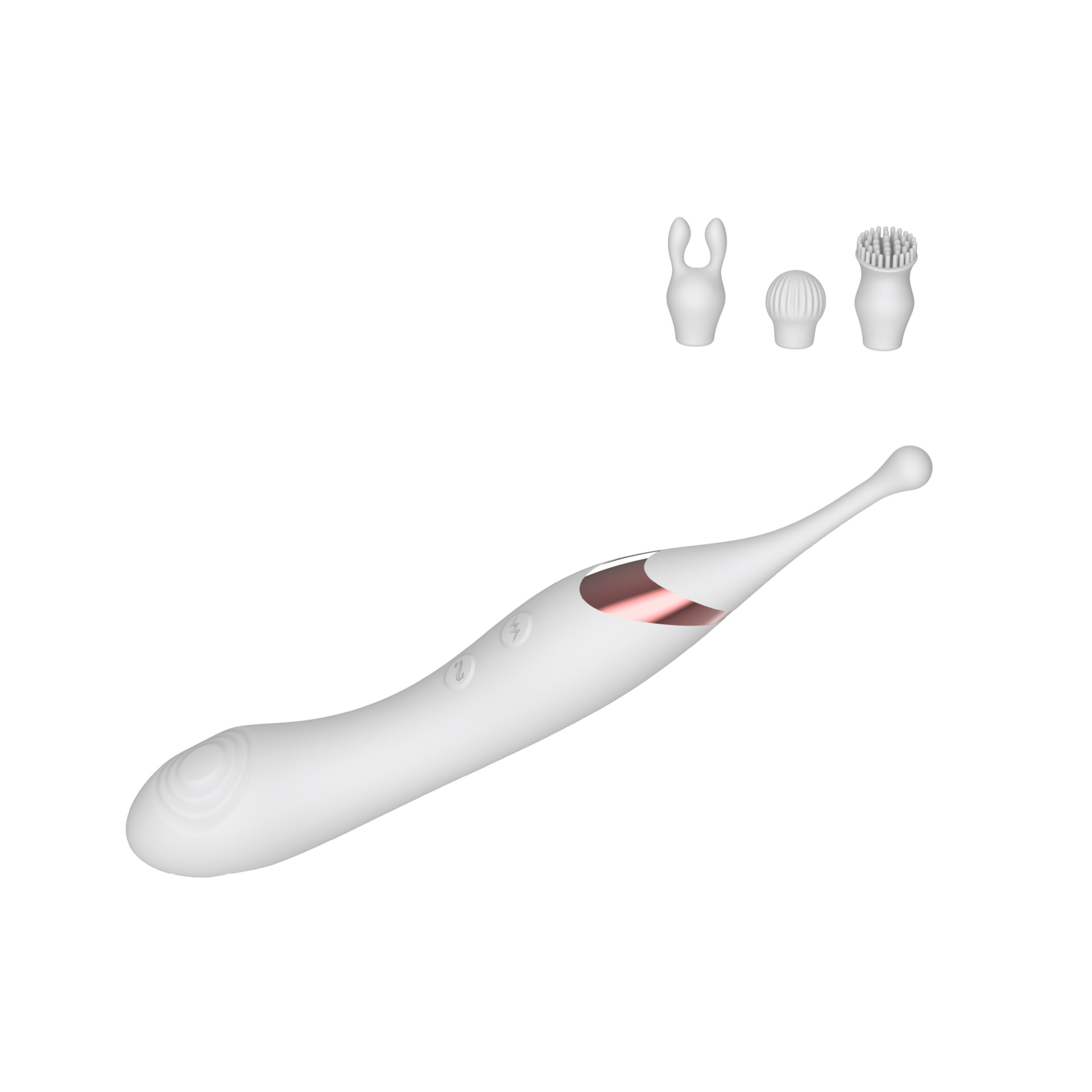Sex toys, moisture-point pen, double shooting, cross-border female masturbation, vibration massage details Picture