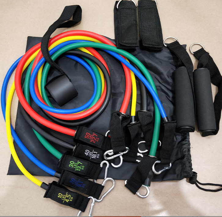 健身套装拉力器