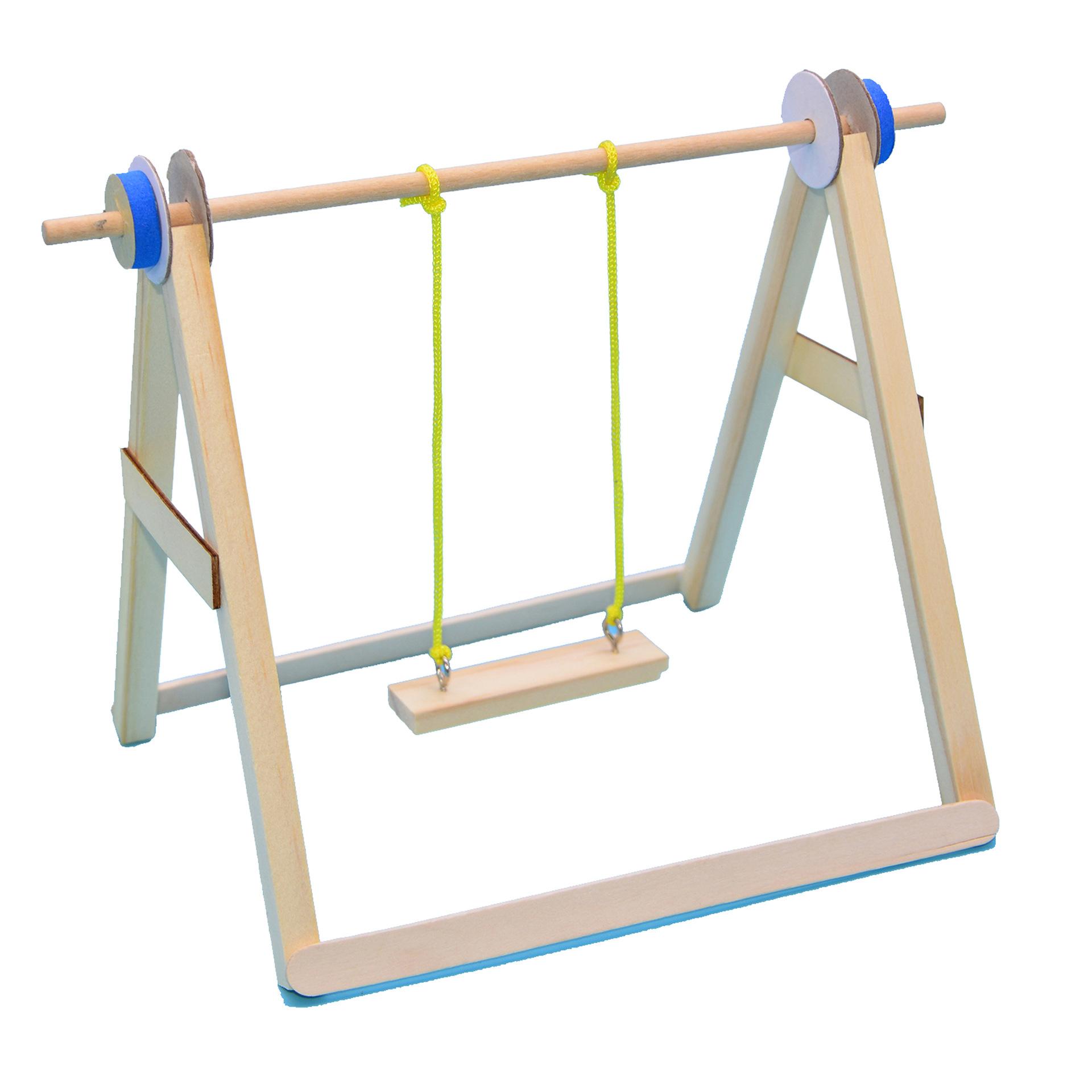 Swing DIY model toy, educational assembly, experimental materials, primary school science making, solid wood creative invention Specification image