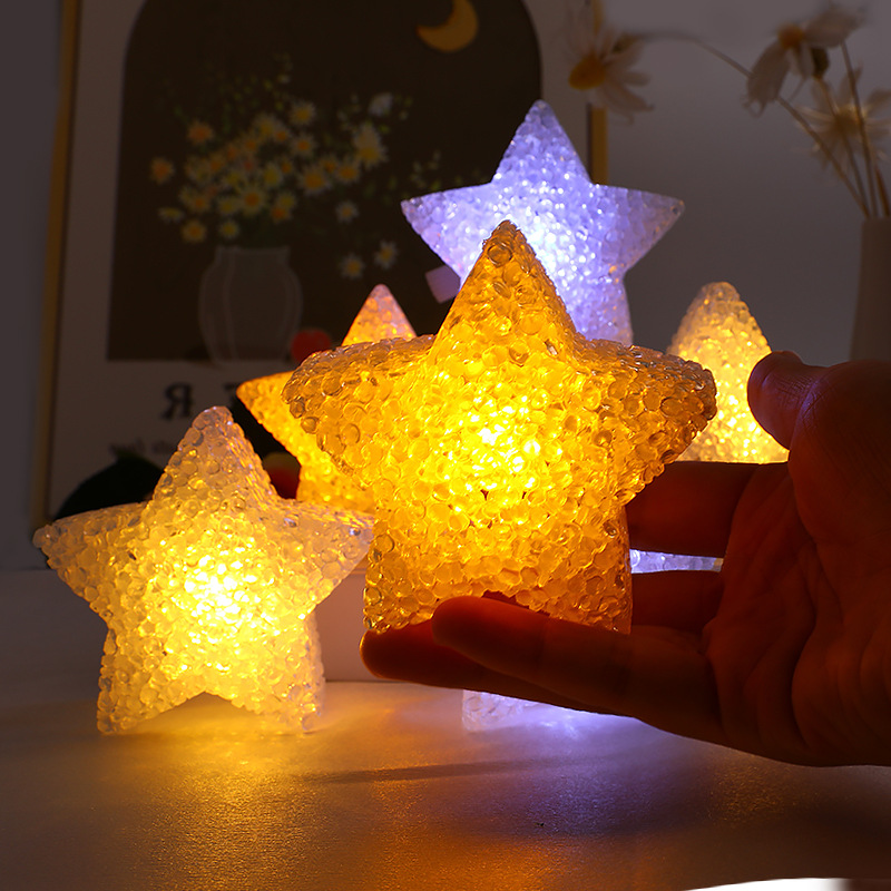 Holding star lanterns, dance performance props, chorus; holding five-pointed star lanterns, chorus stage props, wholesale of star lanterns details Picture