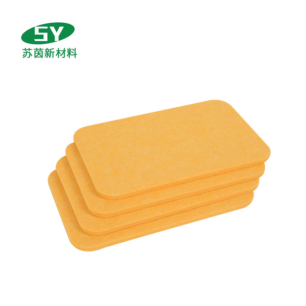 Polyester Fiber Soundproof Board Decorative Material Office Screen Station Partition Polyester Fiber Felt Sound-Absorbing Board Item Picture