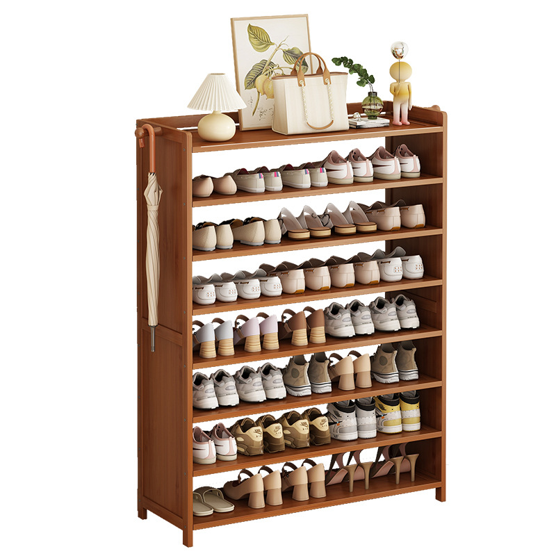 Simple shoe cabinet, dust-proof shoe rack, sturdy rack, household shoe door, multi-layer indoor storage rack Item Picture