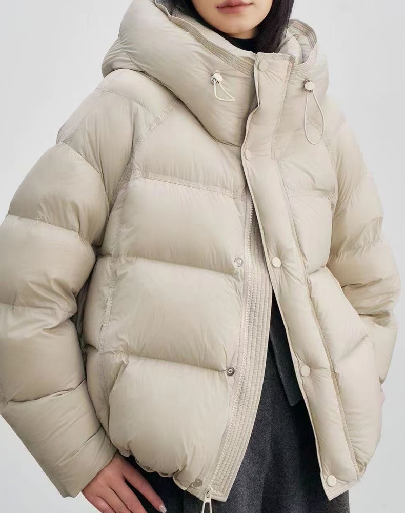 羽绒服女款冬季女装新款90鸭绒外套短款冬装女式高级感平湖详情1