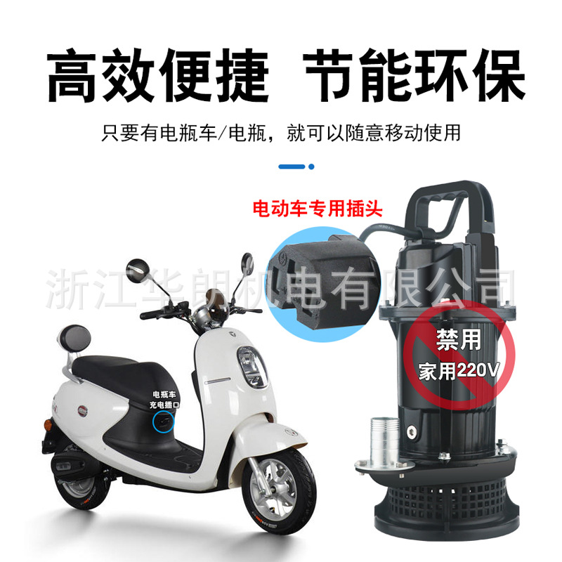Dc Brushless Solar Submersible Pump Battery Car Pump Farmland Watering Garden Aquaculture Watering Vegetables Watering Flowers Pumping Pump Application Scenario