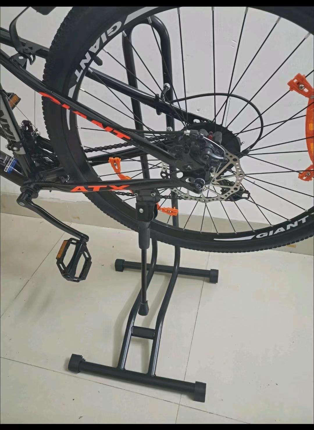 自行车停车架细节图