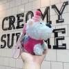 Cute dress-up Xigao Di keychain pendant, creative couple plush clothing, puppy, internet-famous schoolbag pendant details Picture