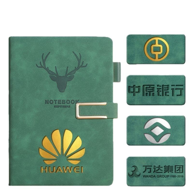 a5 leather notebook, thickened, business office customized, enterprise logo notepad, student daily accounting notebook Item Picture