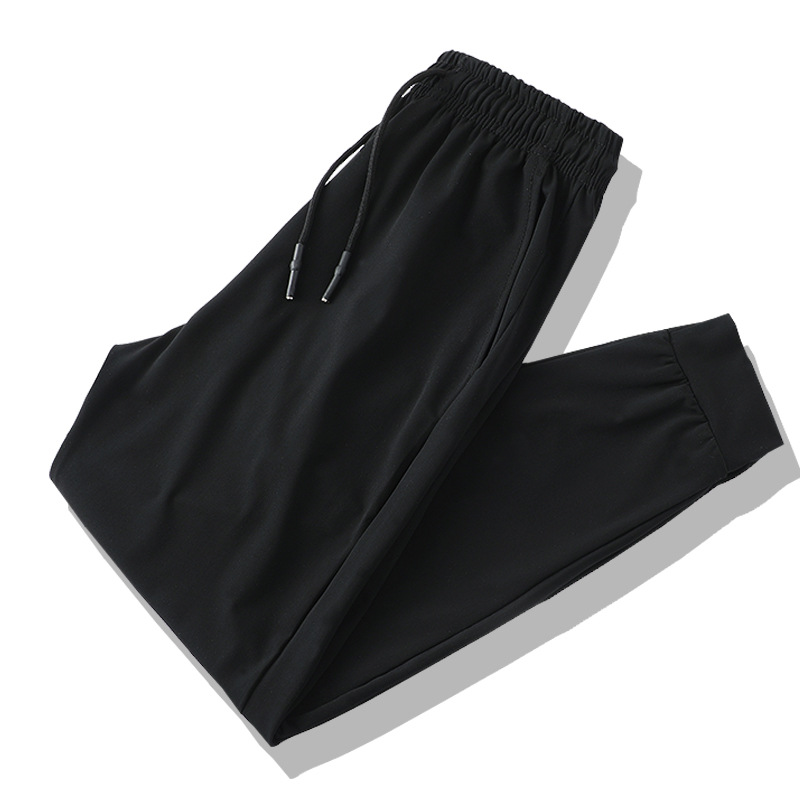 Pantalones de hielo para niños pantalones de seda nuevos vestidos de verano pantalones deportivos de secado rápido para niños pantalones de aire acondicionado para niños pantalones casuales para niños slim Item Picture