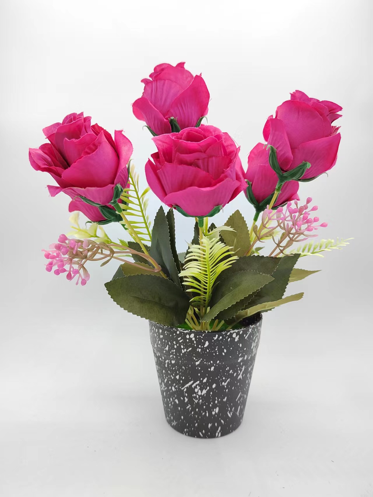 Hongsheng Simulation Process Simulation Of Six Rose Interior Decoration Hotel Decoration Office Decoration