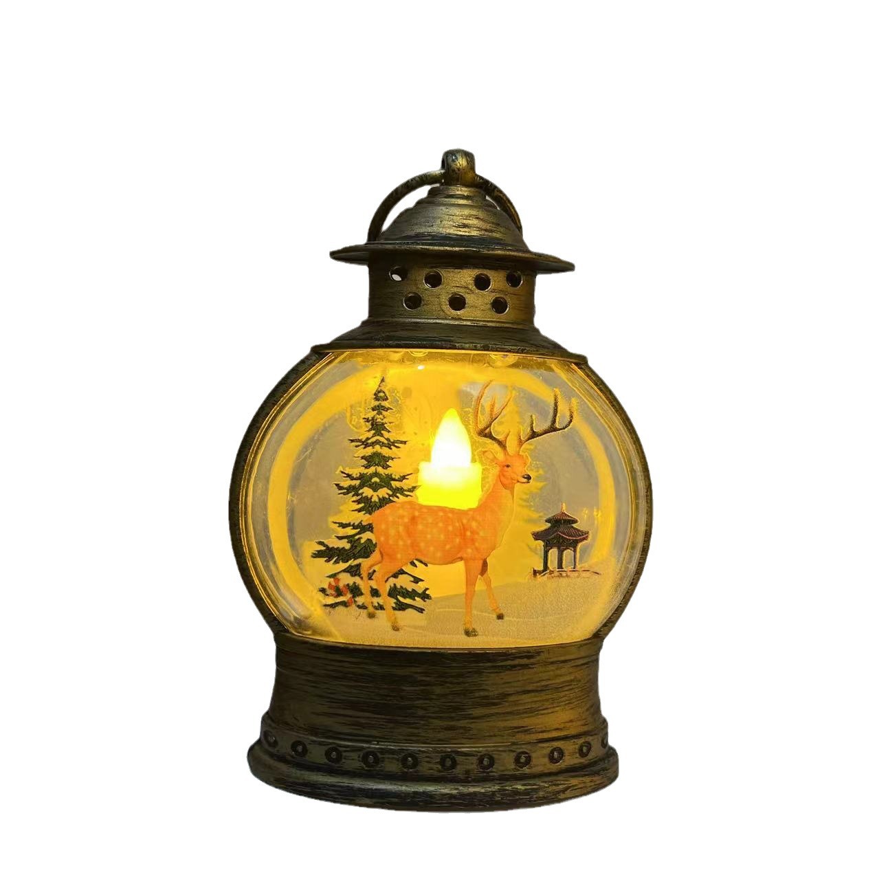 Manufacturers Direct Sales Led Electronic Wind Lamp Oval Small Horse Light Electronic Candle Light Creative Decorative Candle Light Item Picture