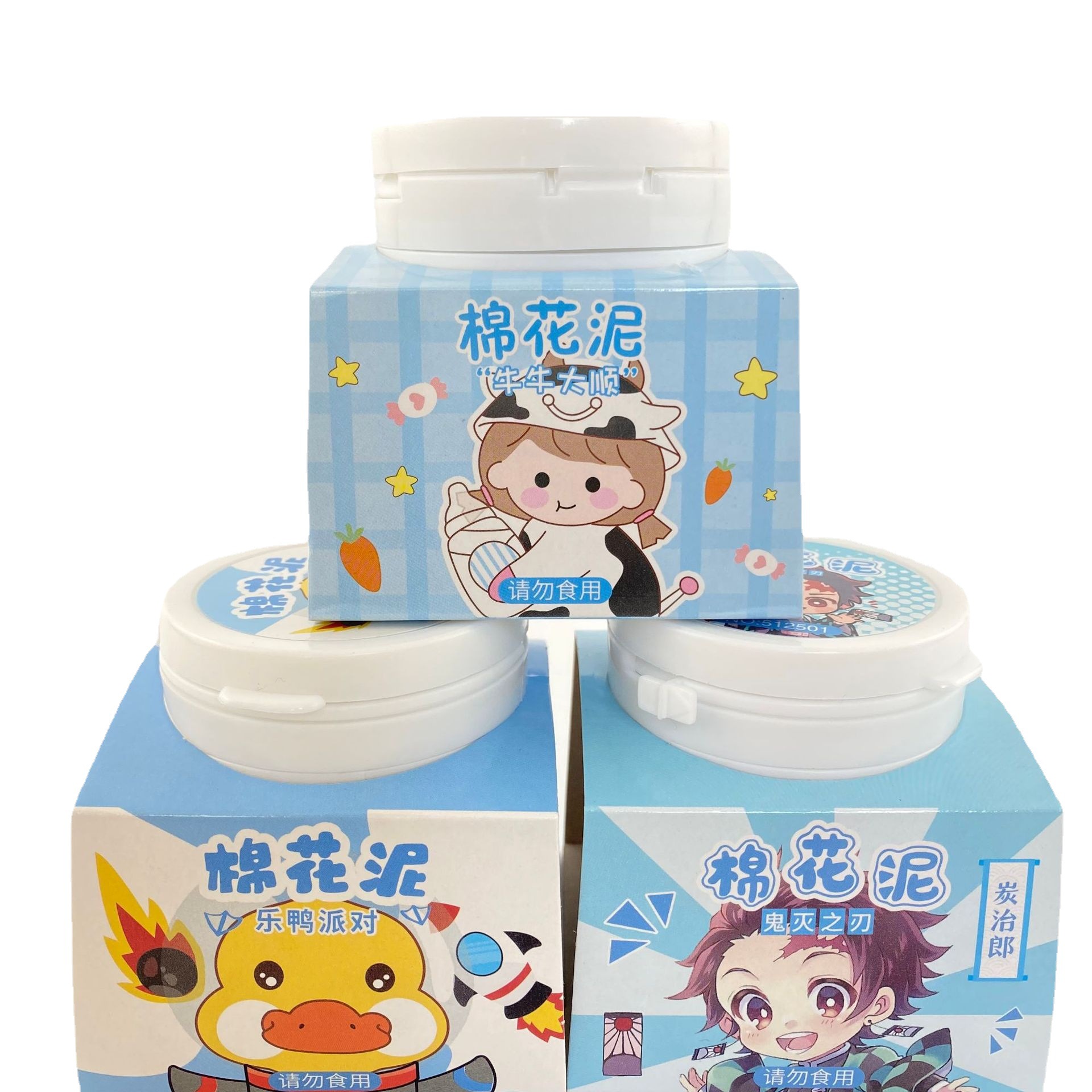 Cross-border foreign trade Slime cream puffs, cotton cream puffs, chocolate cups, children's toys, colored clay sets Item Picture