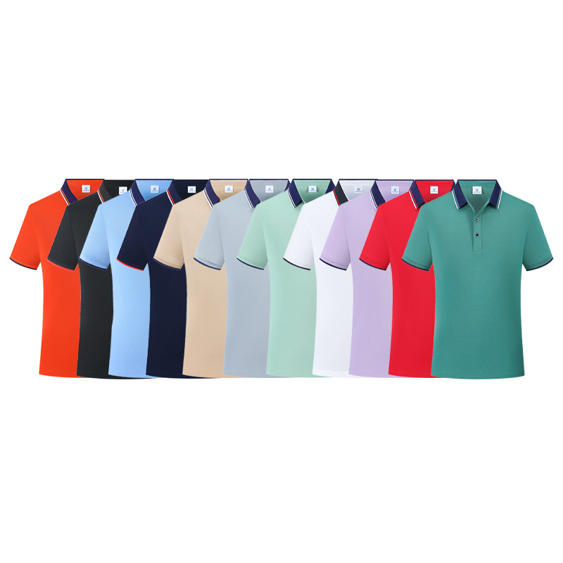 Summer POLO shirts, corporate workwear customization, short-sleeved T-shirts, advertising cultural T-shirts, work clothes customization, LOGO printing and embroidery Item Picture