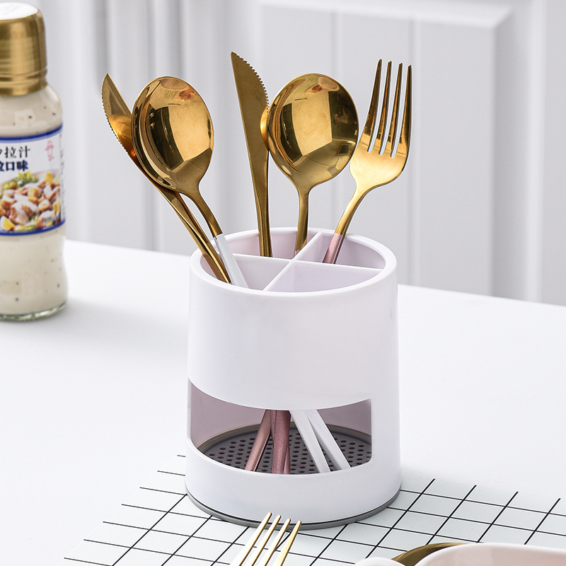 Chopstick holder, tableware draining storage cage, separated storage rack, bathroom toothbrush paste storage box, kitchen household storage box Item Picture